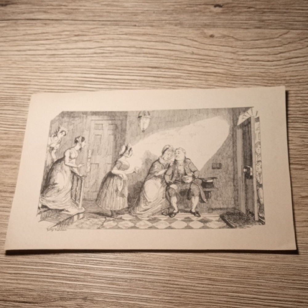"Home From School, Holiday Commencement" from the works of George Cruikshank